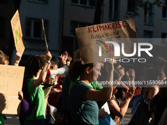 Thousands of people take part in a climate demonstration as part of the Fridays for Future climate action movement in Cologne, Germany, on S...