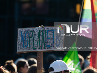 Thousands of people take part in a climate demonstration as part of the Fridays for Future climate action movement in Cologne, Germany, on S...