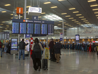 A general view of Orly Airport in Paris, France, on September 18, 2024. Airports Council International (ACI) World releases its latest air t...