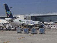 An airplane from Azul airlines at Orly Airport in Paris, France, on September 18, 2024. Airports Council International (ACI) World releases...