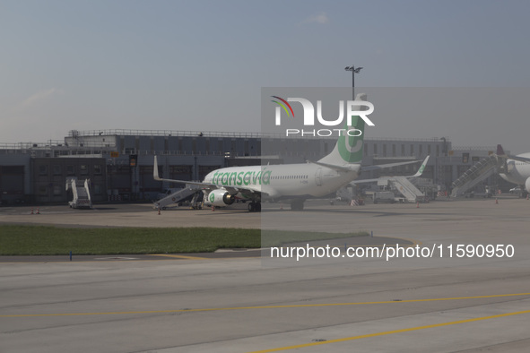 An airplane from Transavia at Orly Airport in Paris, France, on September 18, 2024. Airports Council International (ACI) World releases its...