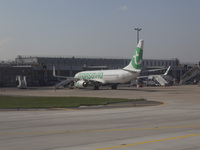 An airplane from Transavia at Orly Airport in Paris, France, on September 18, 2024. Airports Council International (ACI) World releases its...