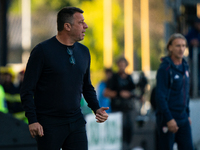 Roberto D'aversa coaches Empoli FC during the Serie A TIM match between Cagliari Calcio and Empoli FC in Italy, on September 20, 2024 (