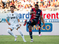 Yerry Mina (#26 Cagliari Calcio) during the Serie A TIM match between Cagliari Calcio and Empoli FC in Italy on September 20, 2024 (