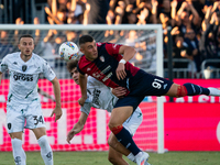 Roberto Piccoli (#91 Cagliari Calcio) during the Serie A TIM match between Cagliari Calcio and Empoli FC in Italy, on September 20, 2024 (