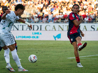 Tommaso Augello (#27 Cagliari Calcio) during the Serie A TIM match between Cagliari Calcio and Empoli FC in Italy, on September 20, 2024 (