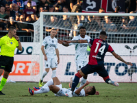 Alessandro Deiola (#14 Cagliari Calcio) during the Serie A TIM match between Cagliari Calcio and Empoli FC in Italy on September 20, 2024 (