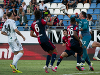 Simone Scuffet (#22 Cagliari Calcio) during the Serie A TIM match between Cagliari Calcio and Empoli FC in Italy, on September 20, 2024 (