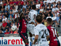 Tino Anjorin (Empoli FC) and Antoine Makoumbou (#29 Cagliari Calcio) during the Serie A TIM match between Cagliari Calcio and Empoli FC in I...