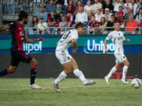 Lorenzo Colombo (Empoli FC) during the Serie A TIM match between Cagliari Calcio and Empoli FC in Italy on September 20, 2024 (