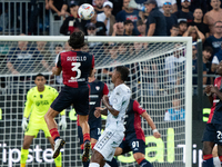 Tommaso Augello (#27 Cagliari Calcio) during the Serie A TIM match between Cagliari Calcio and Empoli FC in Italy, on September 20, 2024 (