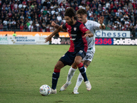 Sebastiano Esposito (Empoli FC) and Sebastiano Luperto (#6 Cagliari Calcio) during the Serie A TIM match between Cagliari Calcio and Empoli...