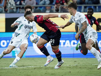 Roberto Piccoli (#91 Cagliari Calcio) during the Serie A TIM match between Cagliari Calcio and Empoli FC in Italy, on September 20, 2024 (