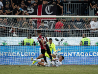 Alessandro Deiola (#14 Cagliari Calcio) during the Serie A TIM match between Cagliari Calcio and Empoli FC in Italy on September 20, 2024 (