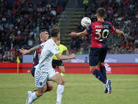 Leonardo Pavoletti (#29 Cagliari Calcio) during the Serie A TIM match between Cagliari Calcio and Empoli FC in Italy, on September 20, 2024...