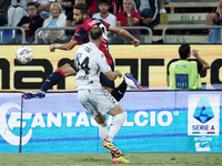 Leonardo Pavoletti (#29 Cagliari Calcio) during the Serie A TIM match between Cagliari Calcio and Empoli FC in Italy, on September 20, 2024...