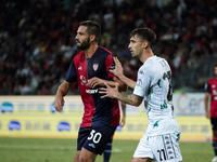 Leonardo Pavoletti (#29 Cagliari Calcio) during the Serie A TIM match between Cagliari Calcio and Empoli FC in Italy, on September 20, 2024...