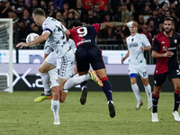 Gianluca Lapadula (#9 Cagliari Calcio) during the Serie A TIM match between Cagliari Calcio and Empoli FC in Italy, on September 20, 2024 (