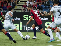 Leonardo Pavoletti (#29 Cagliari Calcio) during the Serie A TIM match between Cagliari Calcio and Empoli FC in Italy, on September 20, 2024...