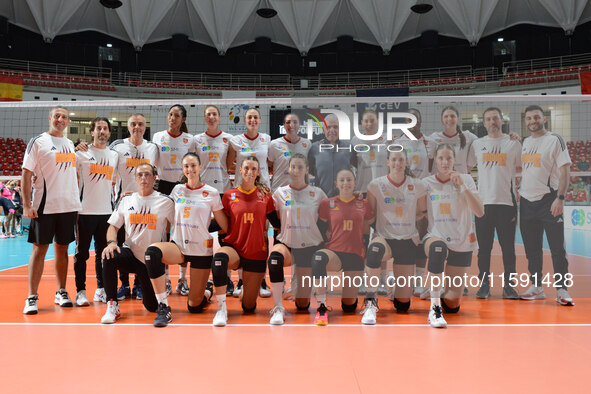 Roma Volley Club during day 3 of the CEV Volleyball Challenge Cup 2025 Women - Prequalification Round WEVZA CUP between Roma Volley and Voll...