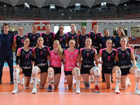 Volleyball Academy Zurich competes on the third day of the CEV Volleyball Challenge Cup 2025 Women - Prequalification Round WEVZA CUP agains...