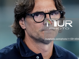 Paolo Vanoli head coach of Torino FC looks on during the Serie A Enilive match between Hellas Verona and Torino FC at Stadio Marcantonio Ben...