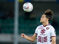 Samuele Ricci of Torino FC during the Serie A Enilive match between Hellas Verona and Torino FC at Stadio Marcantonio Bentegodi on September...