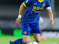 Darko Lazovic of Hellas Verona during the Serie A Enilive match between Hellas Verona and Torino FC at Stadio Marcantonio Bentegodi on Septe...