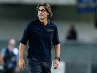 Paolo Vanoli head coach of Torino FC looks on during the Serie A Enilive match between Hellas Verona and Torino FC at Stadio Marcantonio Ben...