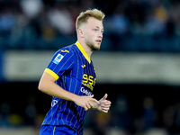 Casper Tendstedt of Hellas Verona looks on during the Serie A Enilive match between Hellas Verona and Torino FC at Stadio Marcantonio Benteg...