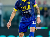 Grigoris Kastanos of Hellas Verona during the Serie A Enilive match between Hellas Verona and Torino FC at Stadio Marcantonio Bentegodi on S...