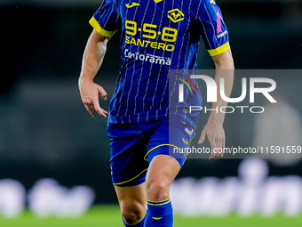 Martin Frese of Hellas Verona during the Serie A Enilive match between Hellas Verona and Torino FC at Stadio Marcantonio Bentegodi on Septem...