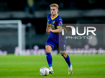 Martin Frese of Hellas Verona during the Serie A Enilive match between Hellas Verona and Torino FC at Stadio Marcantonio Bentegodi on Septem...