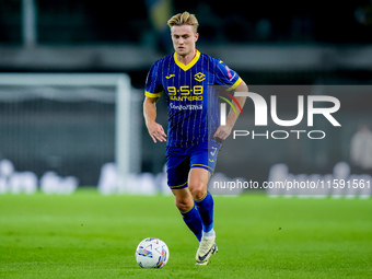 Martin Frese of Hellas Verona during the Serie A Enilive match between Hellas Verona and Torino FC at Stadio Marcantonio Bentegodi on Septem...