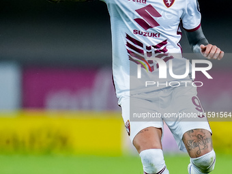 Antonio Sanabria of Torino FC during the Serie A Enilive match between Hellas Verona and Torino FC at Stadio Marcantonio Bentegodi on Septem...