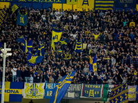 Supporters of Hellas Verona during the Serie A Enilive match between Hellas Verona and Torino FC at Stadio Marcantonio Bentegodi on Septembe...