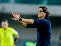 Paolo Vanoli head coach of Torino FC gestures during the Serie A Enilive match between Hellas Verona and Torino FC at Stadio Marcantonio Ben...