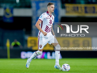 Ivan Ilic of Torino FC during the Serie A Enilive match between Hellas Verona and Torino FC at Stadio Marcantonio Bentegodi on September 20,...