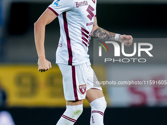 Ivan Ilic of Torino FC during the Serie A Enilive match between Hellas Verona and Torino FC at Stadio Marcantonio Bentegodi on September 20,...