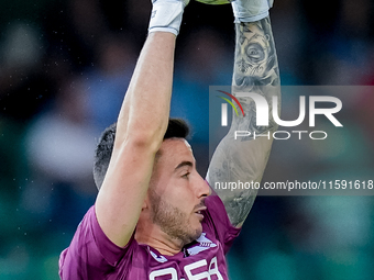 Lorenzo Montipo' of Hellas Verona during the Serie A Enilive match between Hellas Verona and Torino FC at Stadio Marcantonio Bentegodi on Se...