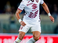 Adam Masina of Torino FC during the Serie A Enilive match between Hellas Verona and Torino FC at Stadio Marcantonio Bentegodi on September 2...