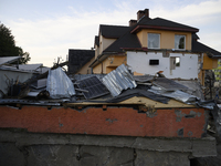 A house heavily damaged by the flood is seen in Stronie Slaskie, Poland on September 20, 2024. (