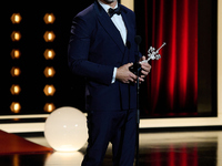 Javier Bardem receives the award during the 72nd San Sebastian International Film Festival in San Sebastian, Spain, on September 20, 2024. (