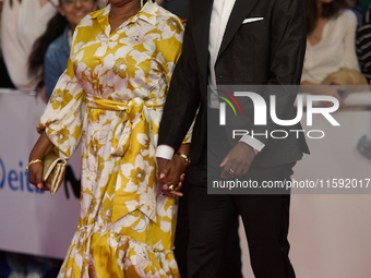 Nico Williams and Inaki Williams attend the red carpet opening of the 72nd San Sebastian International Film Festival in San Sebastian, Spain...