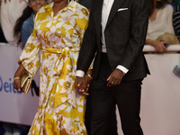 Nico Williams and Inaki Williams attend the red carpet opening of the 72nd San Sebastian International Film Festival in San Sebastian, Spain...