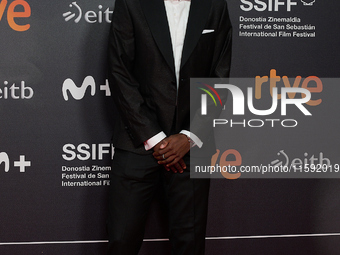 Nico Williams and Inaki Williams attend the red carpet opening of the 72nd San Sebastian International Film Festival in San Sebastian, Spain...