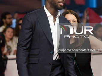 Nico Williams and Inaki Williams attend the red carpet opening of the 72nd San Sebastian International Film Festival in San Sebastian, Spain...