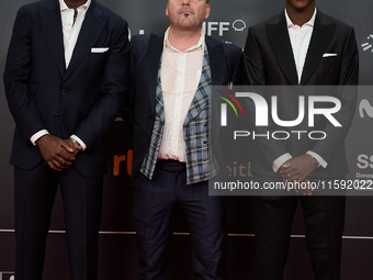 Nico Williams and Inaki Williams attend the red carpet opening of the 72nd San Sebastian International Film Festival in San Sebastian, Spain...