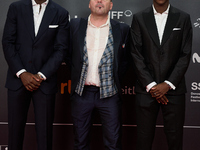 Nico Williams and Inaki Williams attend the red carpet opening of the 72nd San Sebastian International Film Festival in San Sebastian, Spain...