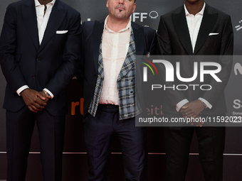 Nico Williams and Inaki Williams attend the red carpet opening of the 72nd San Sebastian International Film Festival in San Sebastian, Spain...